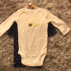 Baby girls thanksgiving outfit